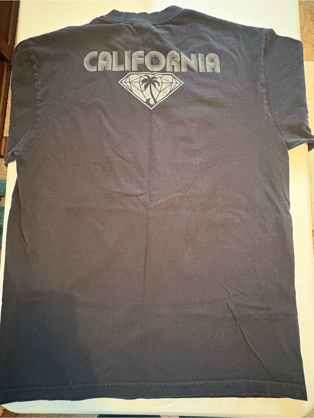 California Graphic Short Sleeve T-Shirt - Black